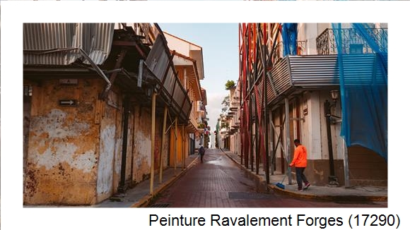 Rénovation façade à Forges (17290)