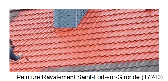 ¨Peinture toiture à Saint-Fort-sur-Gironde (17240)