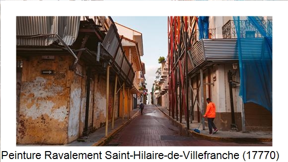 Rénovation façade à Saint-Hilaire-de-Villefranche (17770)