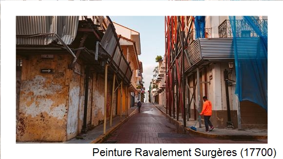 Rénovation façade à Surgères (17700)