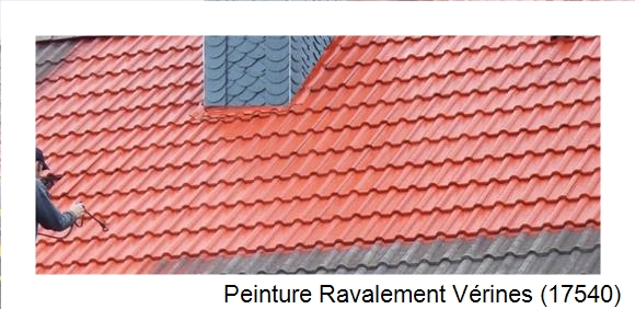 ¨Peinture toiture à Vérines (17540)