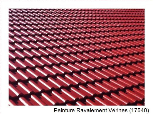 Peinture toiture à Vérines (17540)