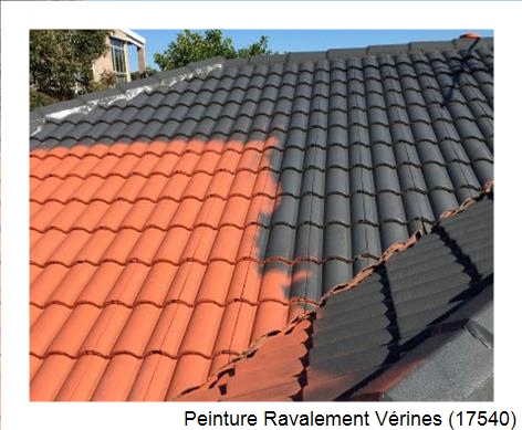 Peinture toiture à Vérines (17540)