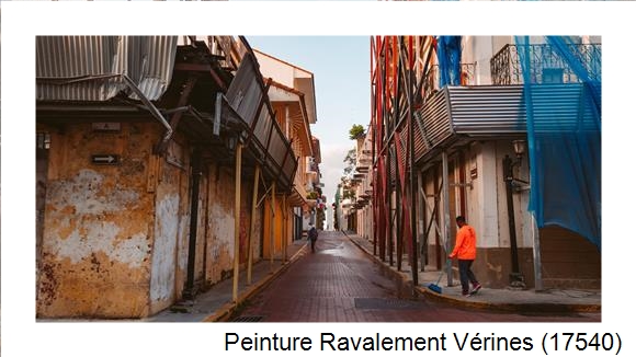 Rénovation façade à Vérines (17540)